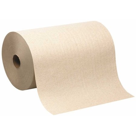 ENMOTION 8 in. 1-Ply Brown Recycled Towel Roll 700 ft./, 6PK 89440